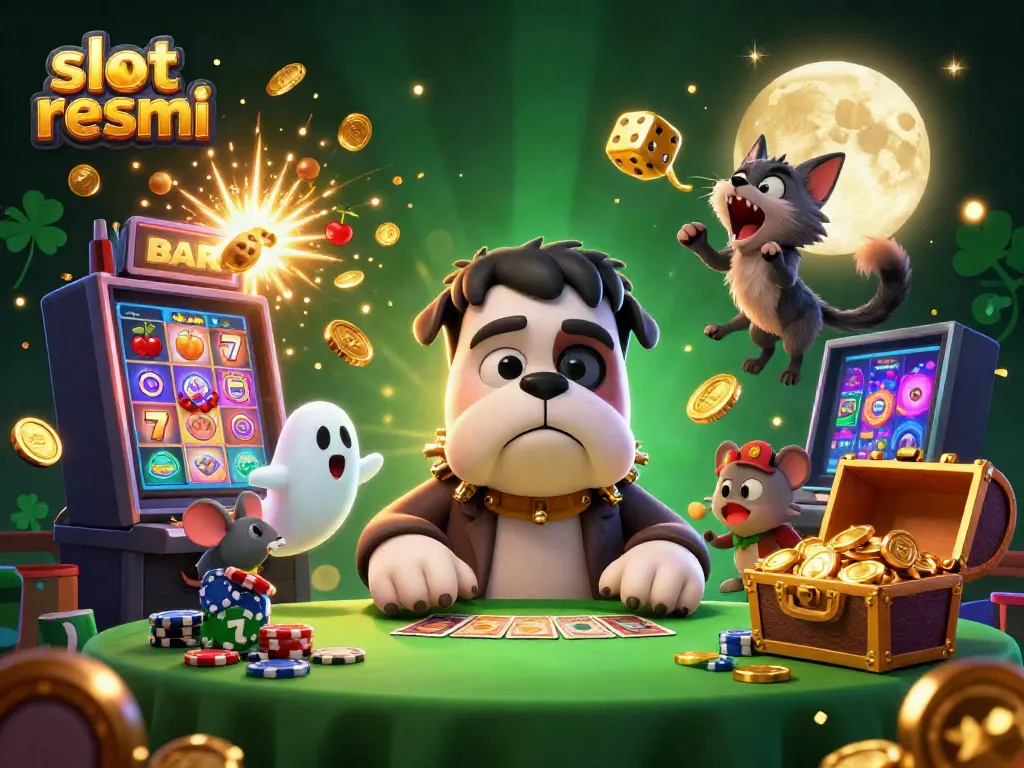 Experience thrilling gameplay at slot resmi with vibrant characters and explosive casino elements.